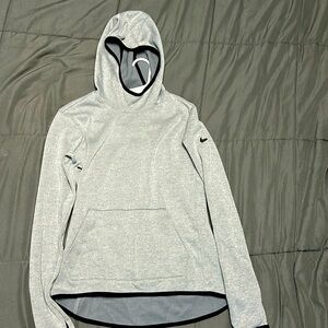 Nike Slim Hoodie Gray Sweatshirt Size Small